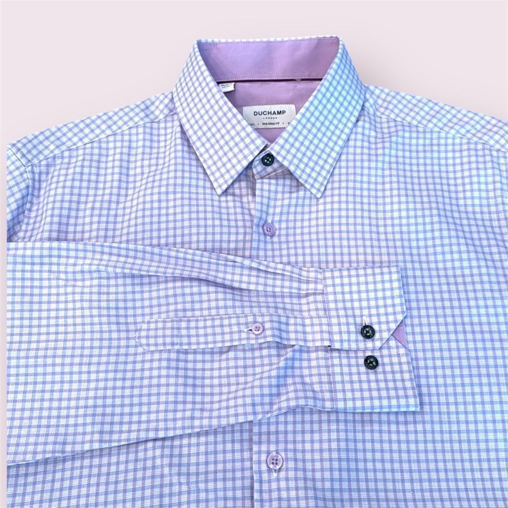 DUCHAMP London Tailored Fit Button Down Shirt